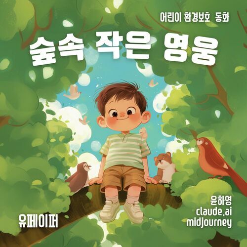 [어린이 환경 동화책] 숲속 작은 영웅 - 준호의 특별한 청소 (커버이미지)