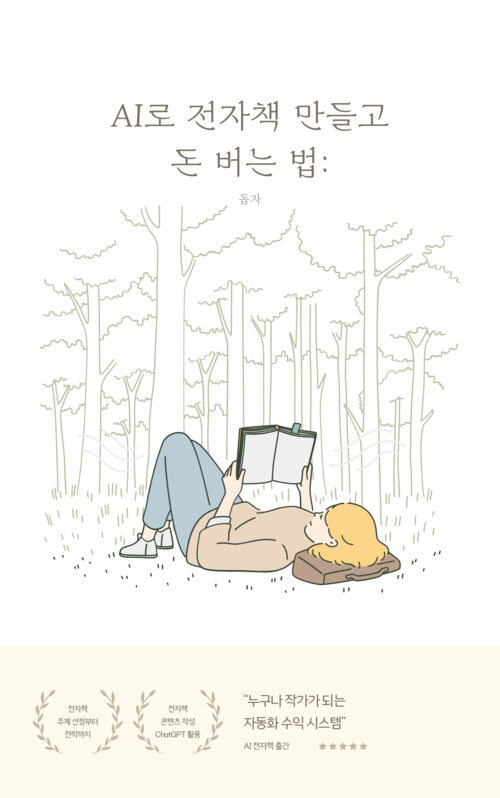 AI로 전자책 만들고 돈 버는 법 - 누구나 작가가 되는 자동화 수익 시스템 (커버이미지)