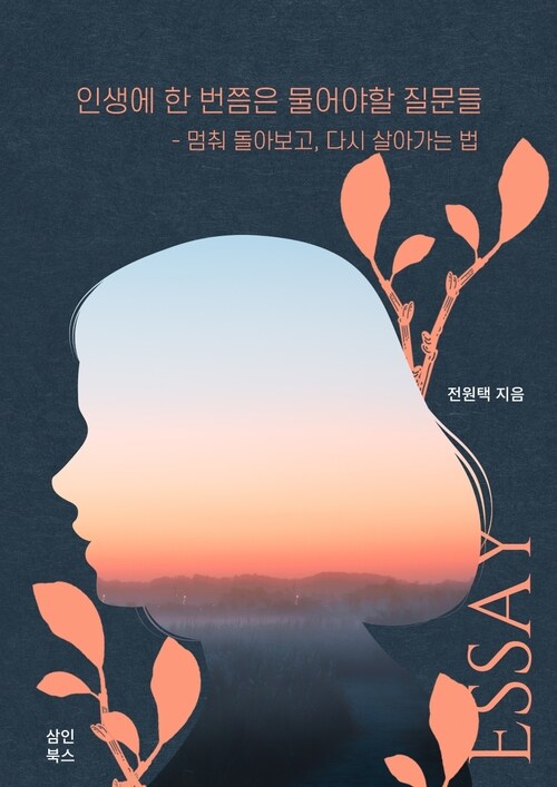 인생에 한 번쯤은 물어야 할 질문들 - 멈춰 돌아보고, 다시 살아가는 법 (커버이미지)